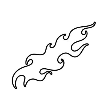 kabile alev vektör resmi