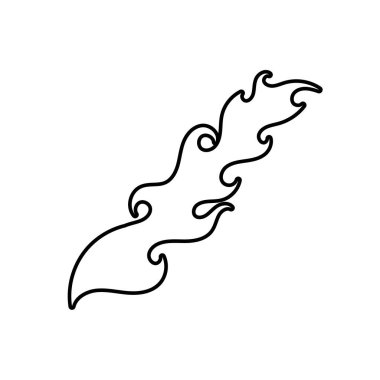 kabile alev vektör resmi