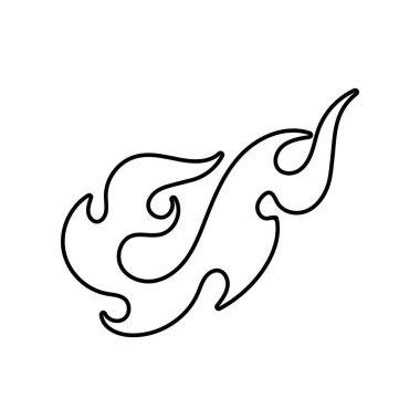 kabile alev vektör resmi