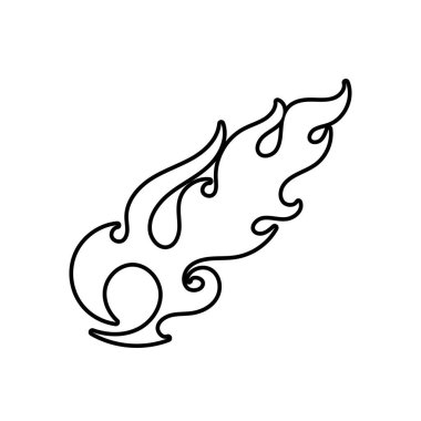 kabile alev vektör resmi