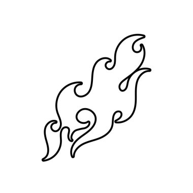 kabile alev vektör resmi