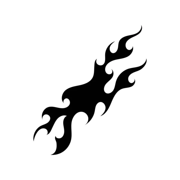 Tribal Flamma Vektor Symbol Bild — Stock vektor