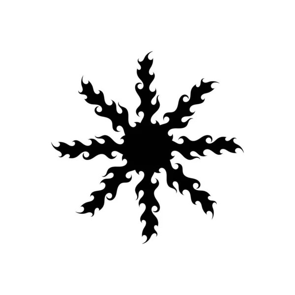 Llama Tribal Vector Símbolo Imagen — Vector de stock