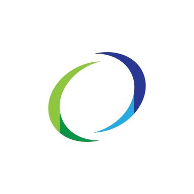 Çember halka logosu ve sembol vektörü