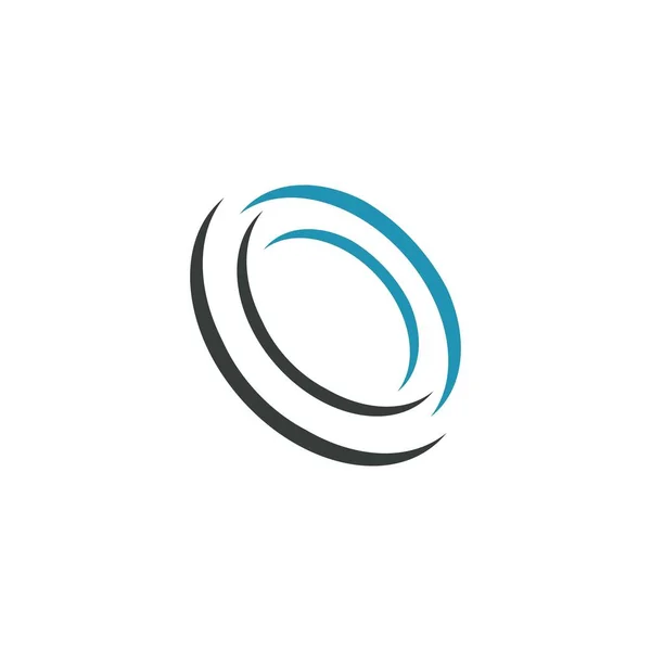 Cirkelringens Logotyp Och Symbolvektor — Stock vektor
