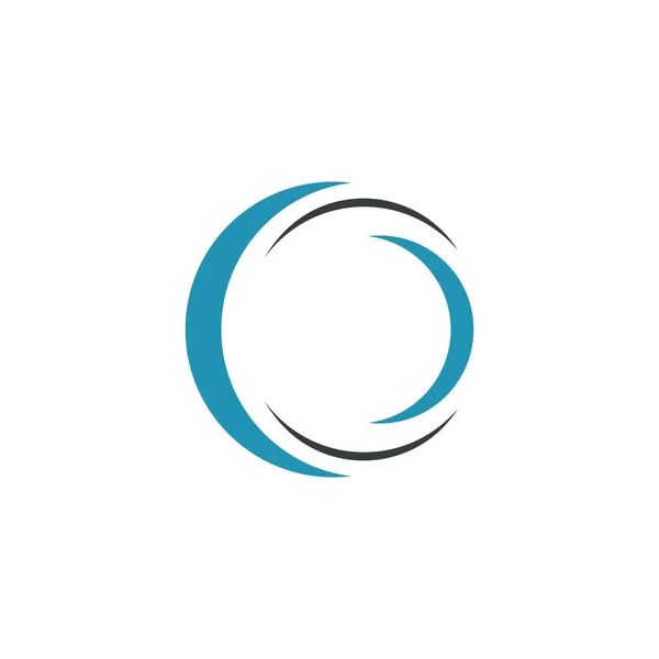 Cirkelringens Logotyp Och Symbolvektor — Stock vektor