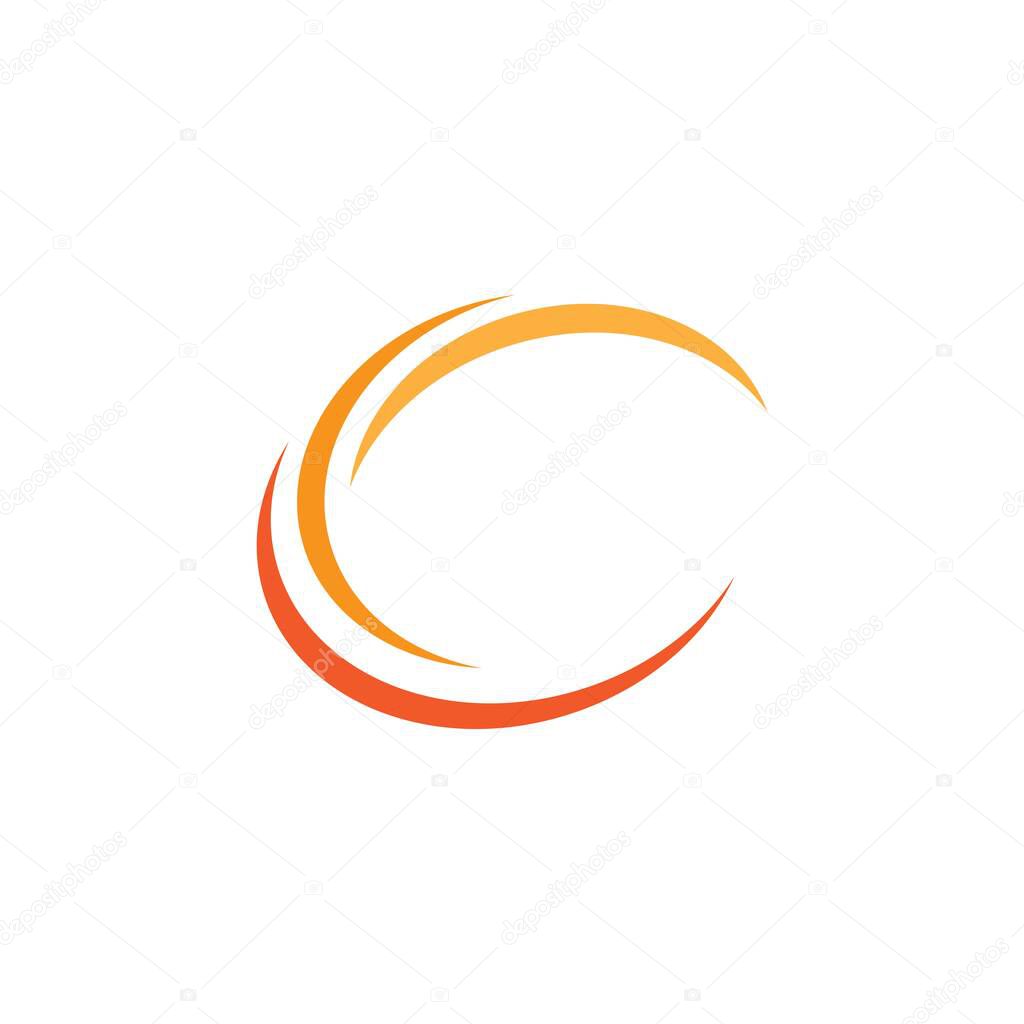 Circle ring logo and symbol vector