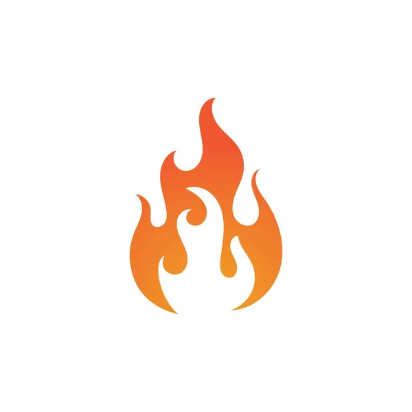 火災ロゴベクトルイラストデザインテンプレート — ストックベクタ