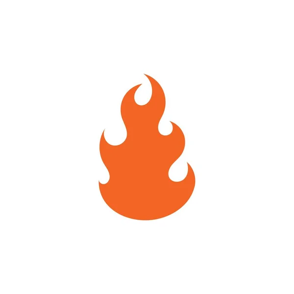 Logo Vektör Çizim Şablonunu Ateşle — Stok Vektör