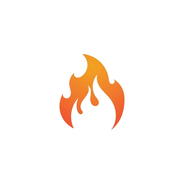 Шаблон Дизайну Ілюстрації Векторного Логотипу Вогню — стоковий вектор