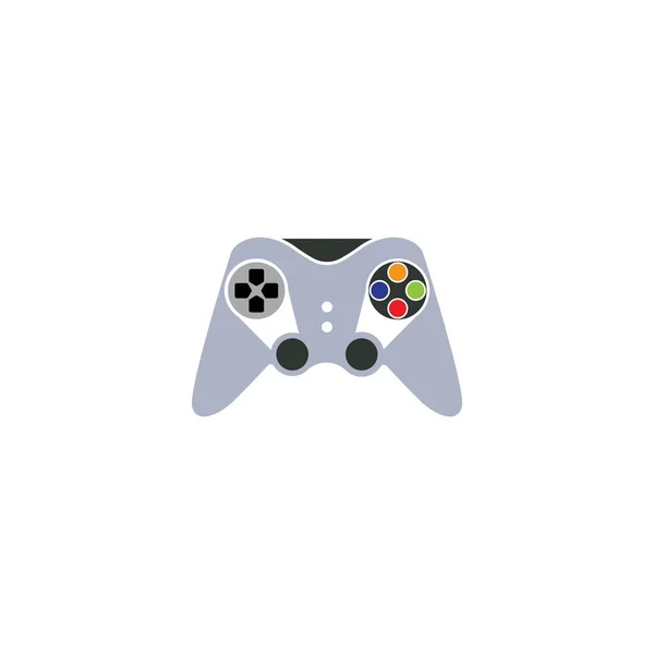 Joystick Logotyp Koncept Mall Design Vektor — Stock vektor