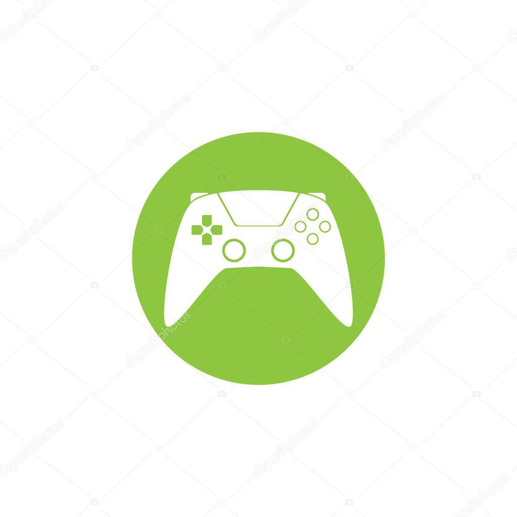 Joystick Logo Concept Template Design Vector