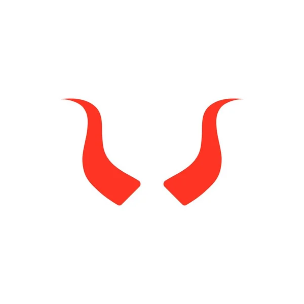 Cor Diable Icône Vectorielle Design Illustration Logo Modèle — Image vectorielle