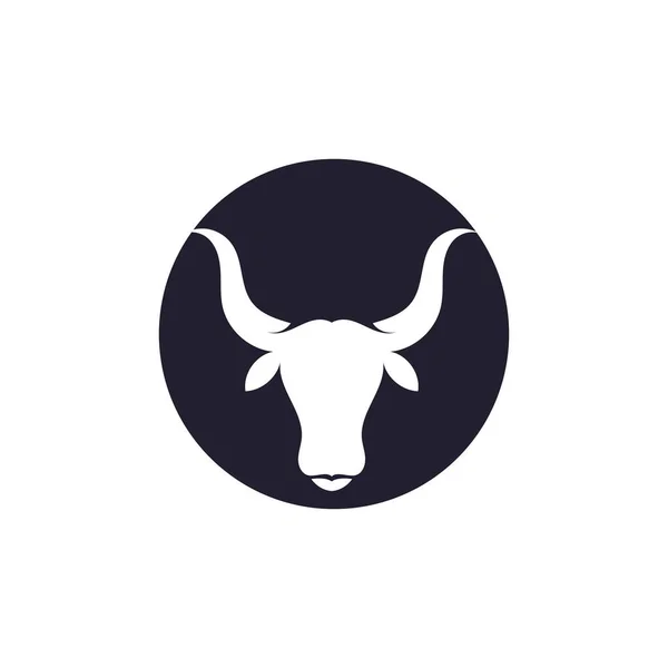 Diabo Chifre Vetor Ícone Design Ilustração Logotipo Modelo —  Vetores de Stock