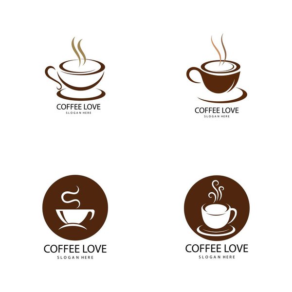 coffee logo  icon vector illustration template