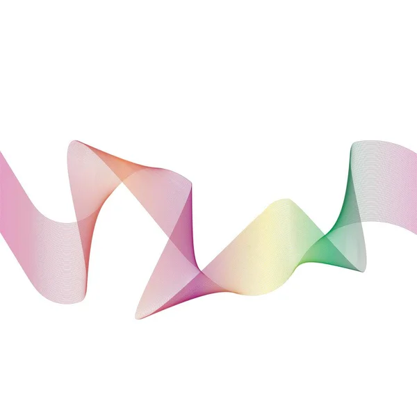 Modèle Conception Illustration Vectorielle Ondes Sonores — Image vectorielle