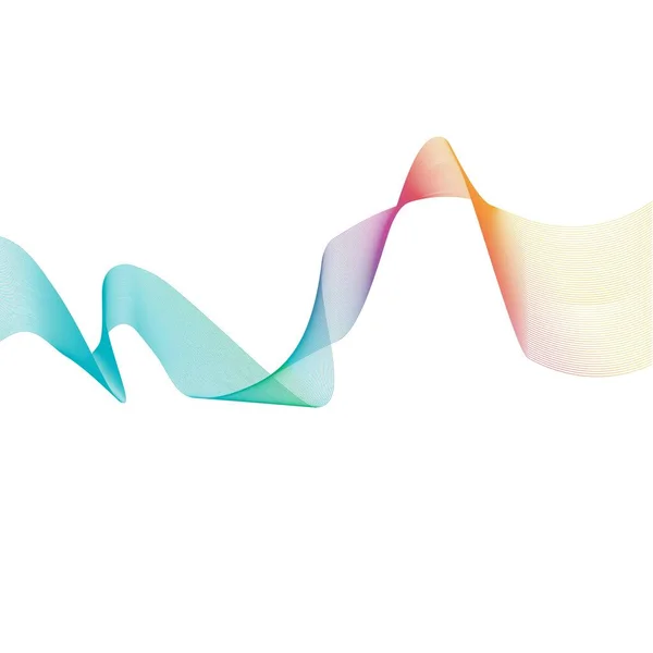 Modèle Conception Illustration Vectorielle Ondes Sonores — Image vectorielle