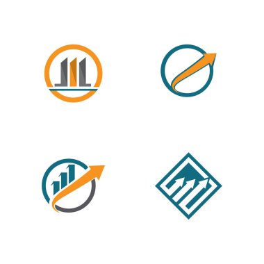 Business Finance Logo şablon vektör simgesi tasarımı