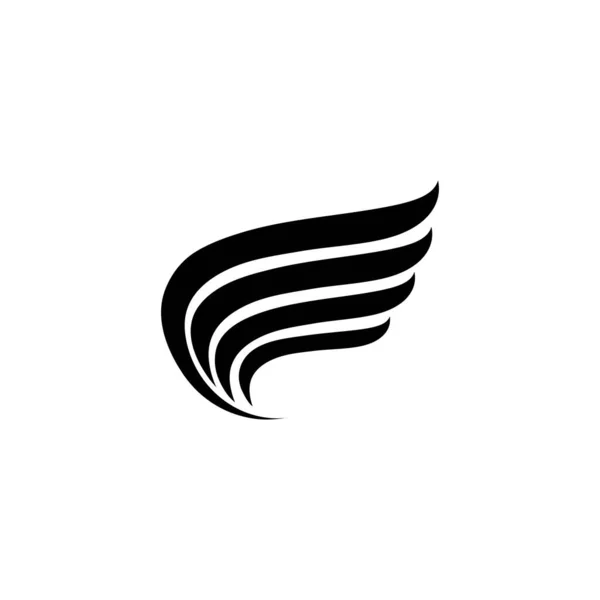 Wing Illustration Logo Symbol Vector Design — Stock Vector