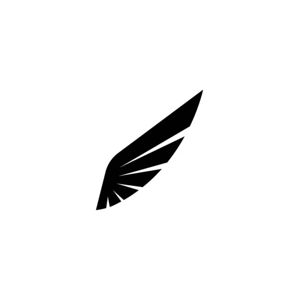 翼のイラストロゴとシンボルベクトルデザイン — ストックベクタ