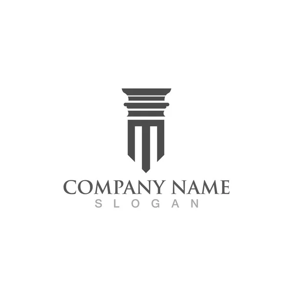 Logotipo Vetor Coloum Símbolo — Vetor de Stock