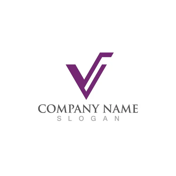 Letter Logo Template Vector Icon Illustration — Stock Vector