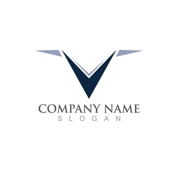 Carta Logo Template Vetor Ícone Ilustração —  Vetores de Stock
