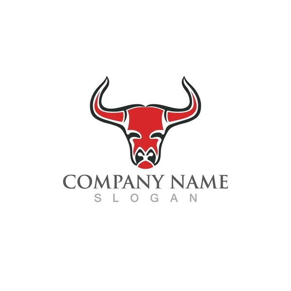 Bull Logo Symbol Vector — Stock Vector