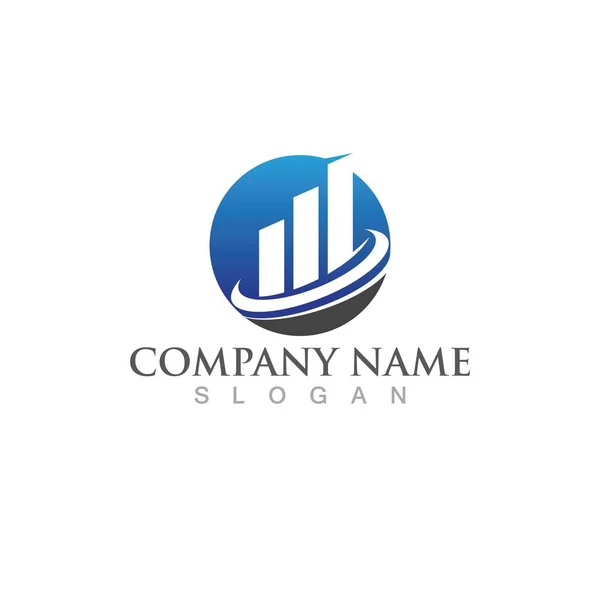 Finance Logo Symbol Icon — Stock Vector