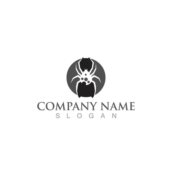 Spider Logo Symbol Vector Animal — Stock Vector