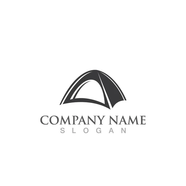 Logotipo Tenda Imagem Vetorial Símbolo —  Vetores de Stock