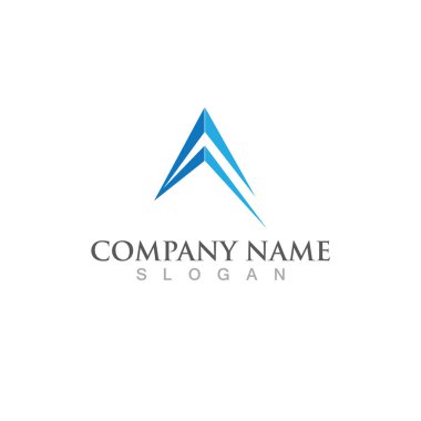 Bir Harf Logo Şablonu vektör illüstrasyon tasarımı