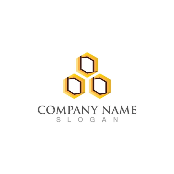 Logo Ape Nido Ape Immagine Vettoriale Simbolo — Vettoriale Stock