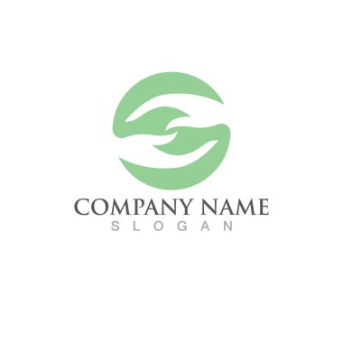 Yeşil ağaç yaprağı ekoloji doğa elementi vektörü logoları