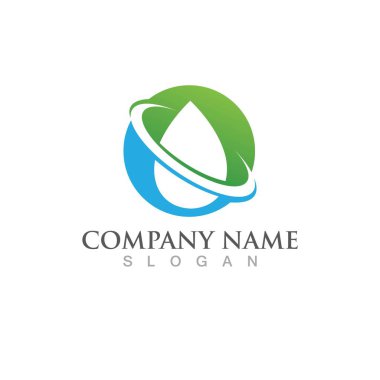 su damlası Logo Şablonu vektör çizimi tasarımı