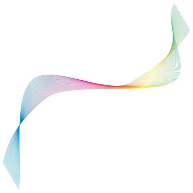 Ses dalgaları çizgisi çizim şablonu