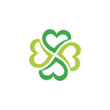  Yeşil yapraklı ekoloji doğa logo element vektörü