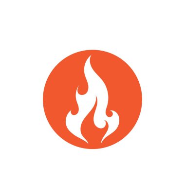 Ateş vektörü çizim şablonunu ateşle