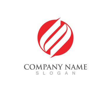 S harfi logo tasarım vektörü