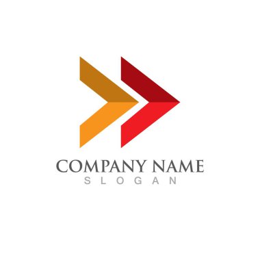 Daha Hızlı Logo Şablonu vektör çizimi tasarımı