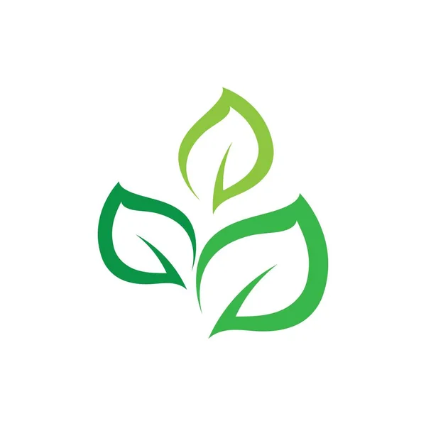 Hoja Verde Ecología Naturaleza Elemento Vector — Vector de stock
