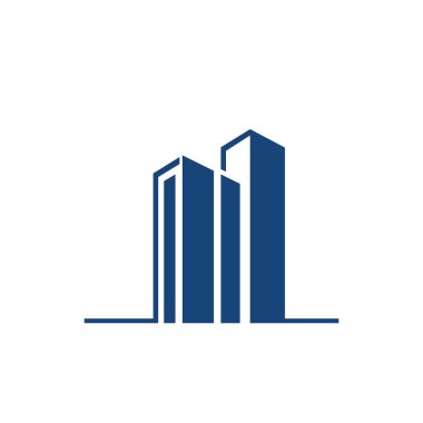 Modern basit kare çizgili sanat binası