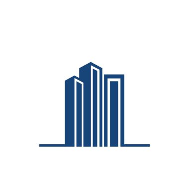 Modern basit kare çizgili sanat binası