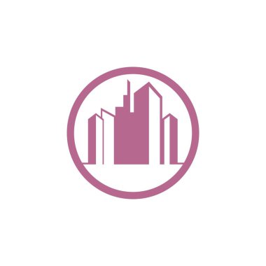 Modern basit kare çizgili sanat binası