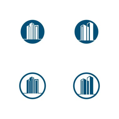 Modern basit kare çizgili sanat binası