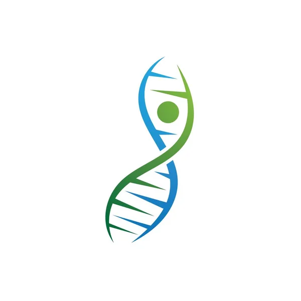 Dna Menschen Logo Vektor Illustration Vorlage Design — Stockvektor