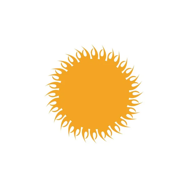 Sun Vector Ilustración Icono Logo Plantilla Diseño — Archivo Imágenes Vectoriales