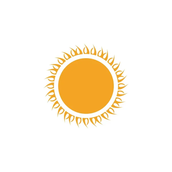 Sun Vector Ilustración Icono Logo Plantilla Diseño — Archivo Imágenes Vectoriales