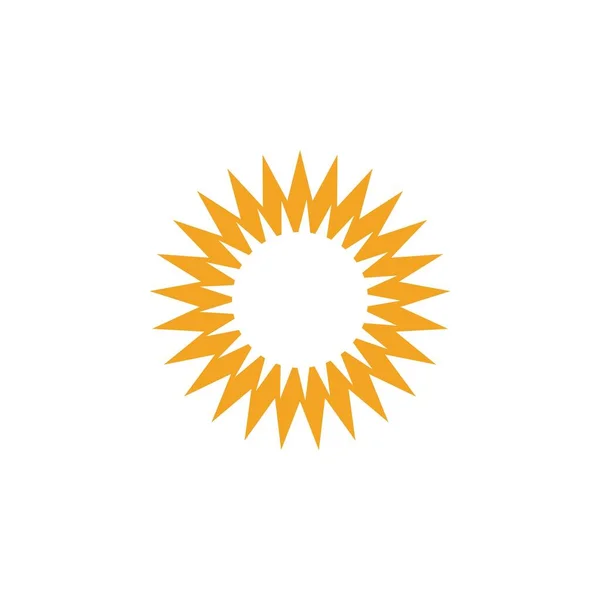 Sun Vector Ilustração Icon Logo Template Design —  Vetores de Stock