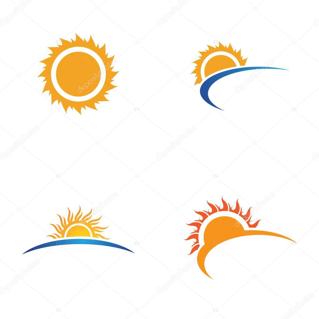 Sun Vector illustration Icon Logo Template design